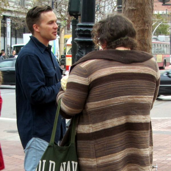 AMOS WITNESSES AT 5TH ST. AND MARKET.