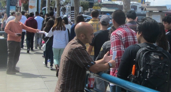 BROTHER GERARD WITNESSES TO MAN AT FISHERMAN'S WHARF