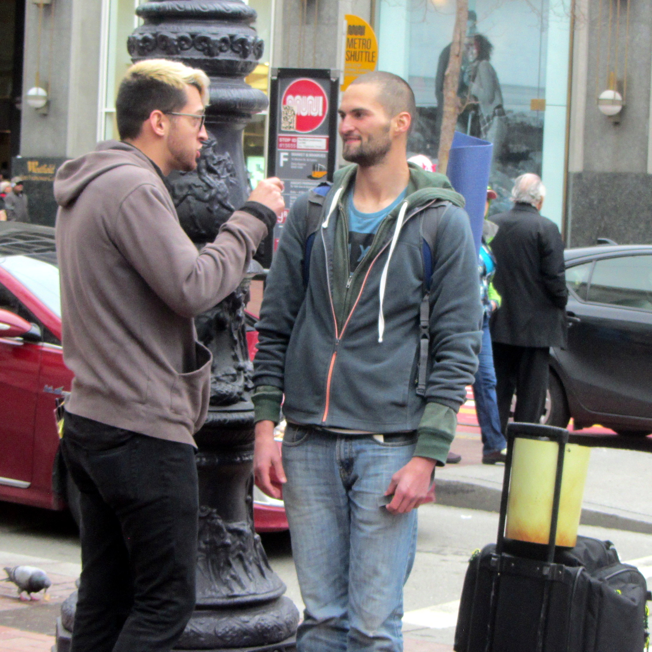 JACOB WITNESSES AT 5TH AND MARKET.