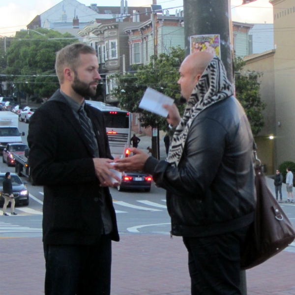 CAL WITNESSES TO ALAY ON CASTRO ST.