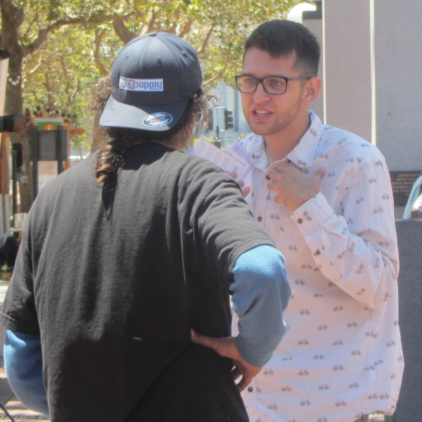 JACOB WITNESSES AT UN PLAZA