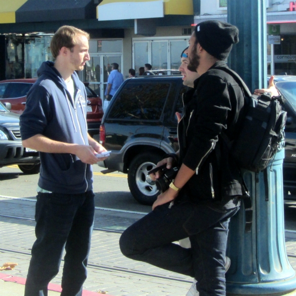 BEN WITNESSES AT FISHERMAN'S WHARF.