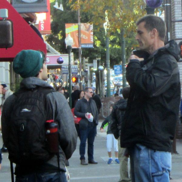 MIKE WITNESSES TO YOUNG MAN IN BERKELEY. 