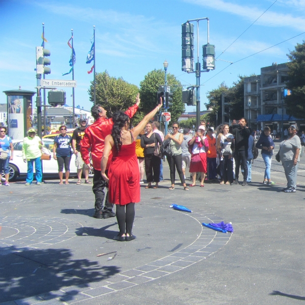 JEFF AND ALINA PARROTT DANCE AT WHARF.