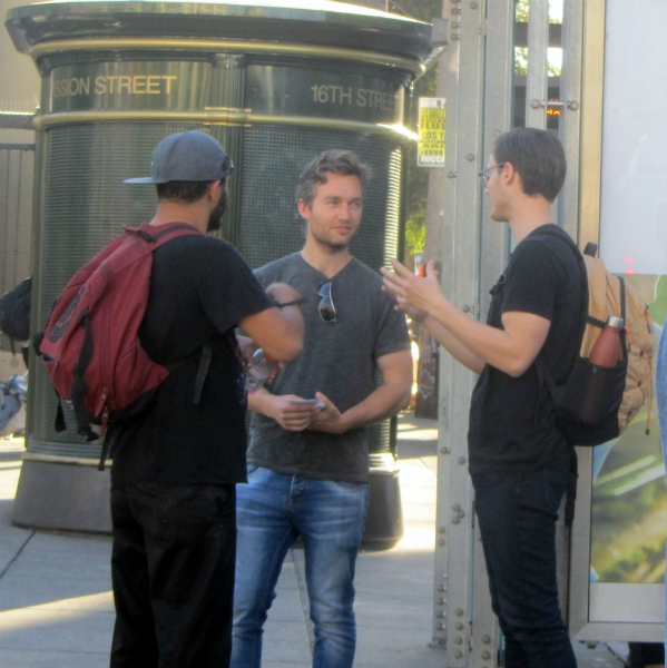 JAMES & MIKE WITNESS AT 5TH AND MARKET.