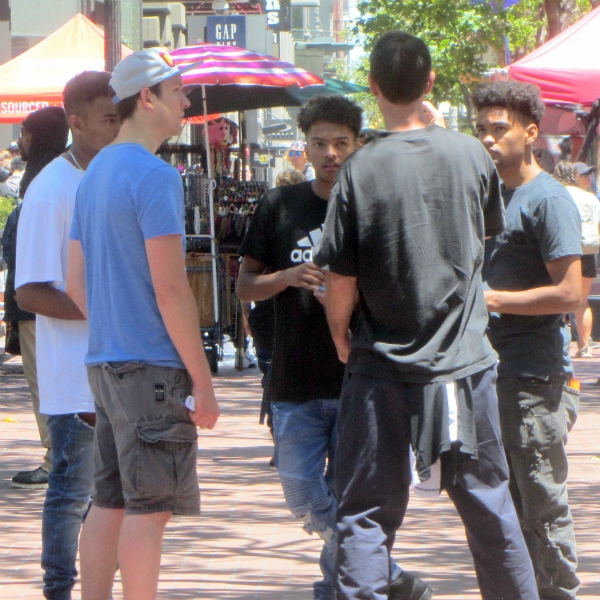 JAMES AND MIKE WITNESS AT 5TH & MARKET.