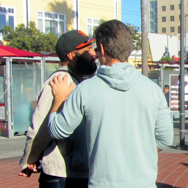 MATT PRAYS FOR MAN AT 24TH & MISSION. 