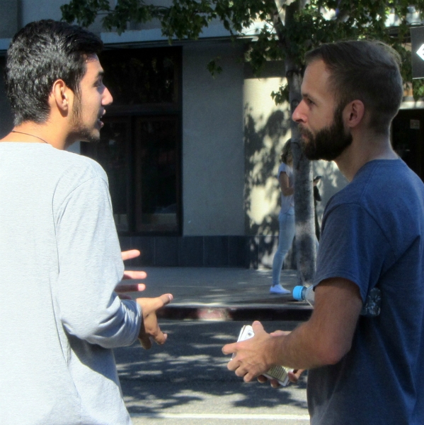 CAL WITNESSES IN DOWNTOWN BERKELEY