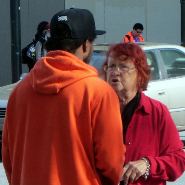 KATHY WITNESSES AT 7TH AND MARKET