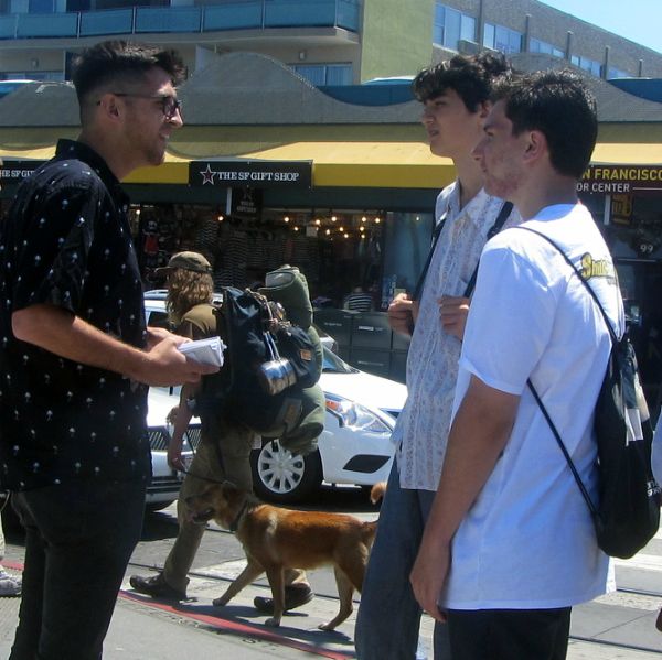 JACOB WITNESSES AT FISHERMAN'S WHARF