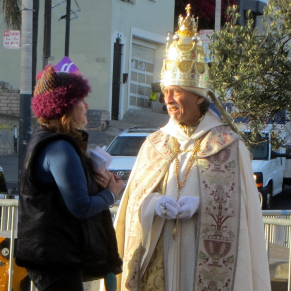 MARY WITNESSES TO PAUL BERNARDINO ON CASTRO ST. HE ORGANIZED OPPOSITION AGAINST OUR MINISTRY IN THE 1980'S.