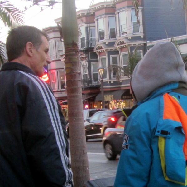 MIKE WITNESSES TO MAN ON CASTRO ST