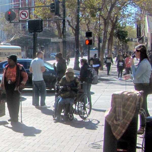 CHRISTY PREACHES AT 5TH AND MARKET