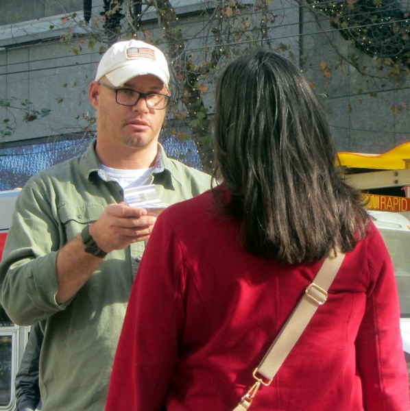 SEAN WITNESSES AT 5TH AND MARKET.