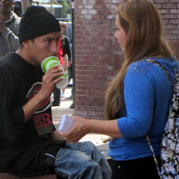 MARISOL (FROM MEXICO) WITNESSES TO YOUNG HISPANIC MAN IN BERKELEY. 