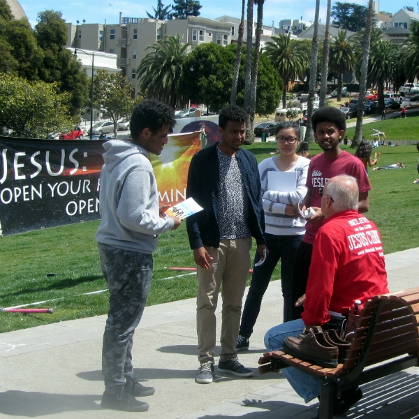 GARY WITNESSES AT DOLORES PARK.