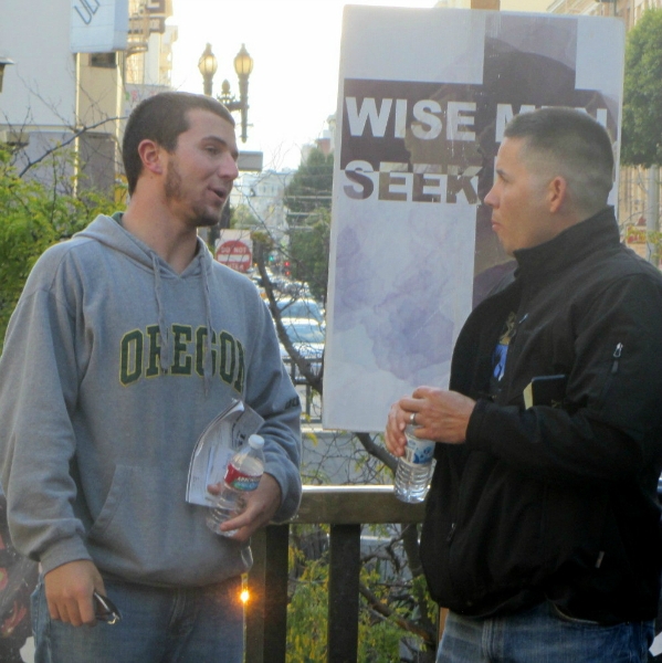 JAMES WITNESSES AT POWELL & MARKET