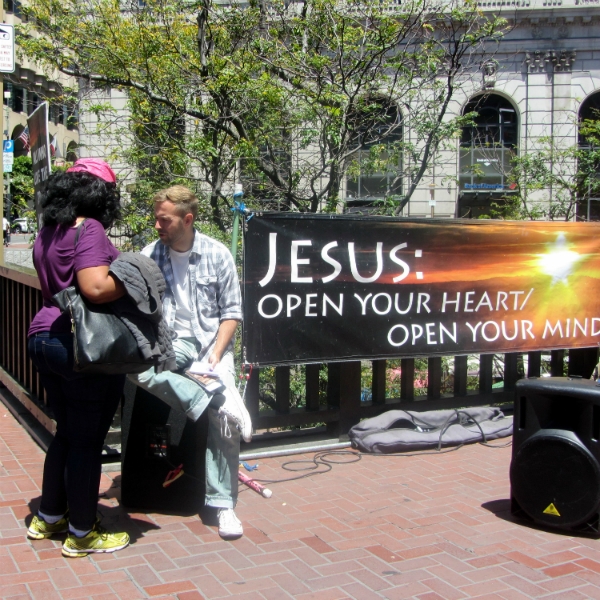 CAL WITNESSES AT FIFTH AND MARKET ST.