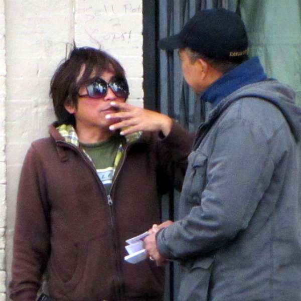 BERNIE WITNESSES ON HAIGHT ST.